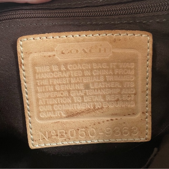 Coach Brown and Tan Signature C Demi Shoulder Bag - Picture 7 of 9